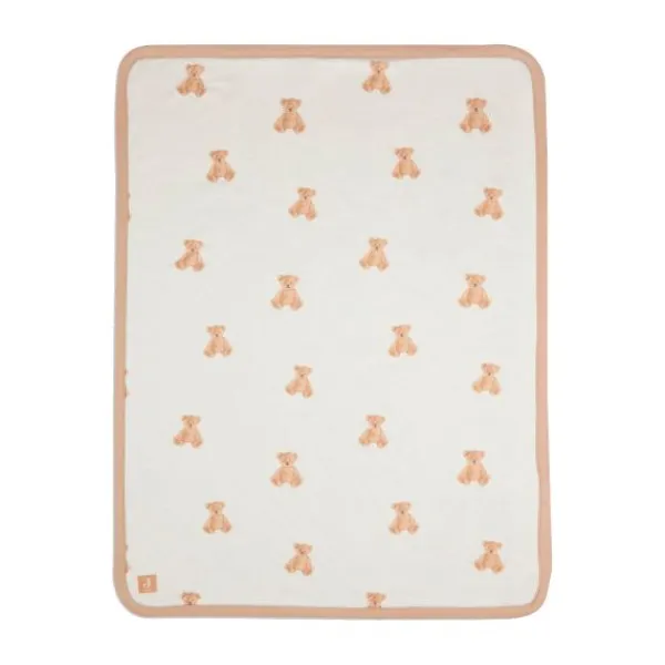 Jollein Wiegdeken Jersey Teddy Bear 75 x 100 cm> Wiegdekens