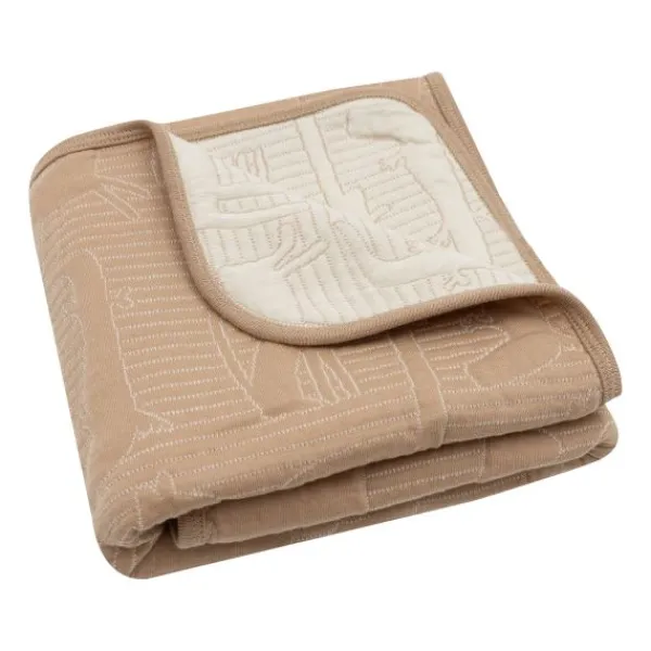 Jollein Wiegdeken Jungle Jambo Biscuit / Oatmeal 75 x 100 cm> Accessoires Wiegen|Wiegdekens
