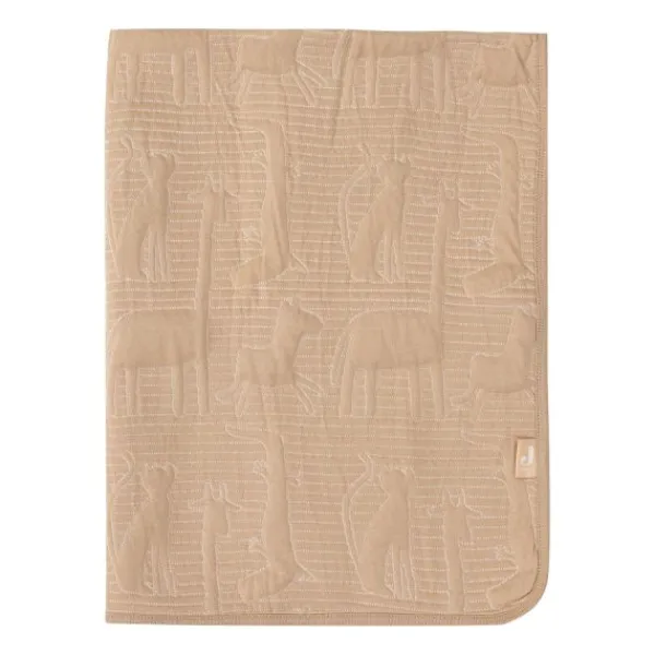 Jollein Wiegdeken Jungle Jambo Biscuit / Oatmeal 75 x 100 cm> Accessoires Wiegen|Wiegdekens