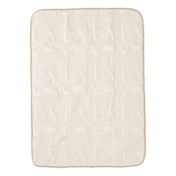 Jollein Wiegdeken Jungle Jambo Biscuit / Oatmeal 75 x 100 cm> Accessoires Wiegen|Wiegdekens