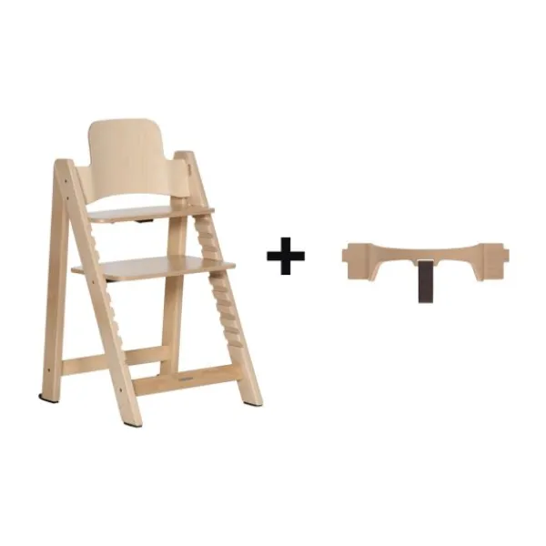 Kidsmill Up! Kinderstoel Incl. Houten Babyset - Oatmeal> Houten Kinderstoelen