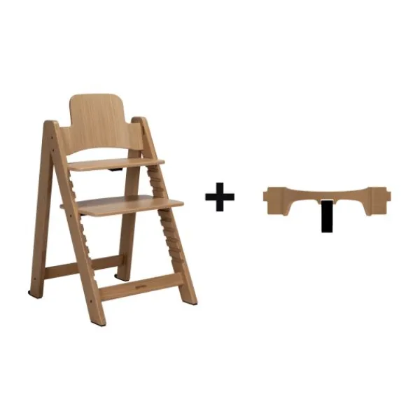 Kidsmill Up! Kinderstoel Incl. Houten Babyset - Oatmeal> Houten Kinderstoelen