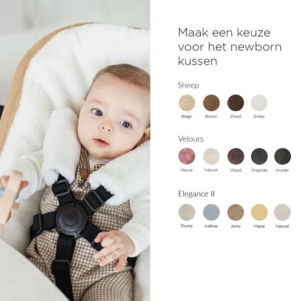 Kidsmill Up! Kinderstoel Incl. Houten Babyset - Oatmeal> Houten Kinderstoelen