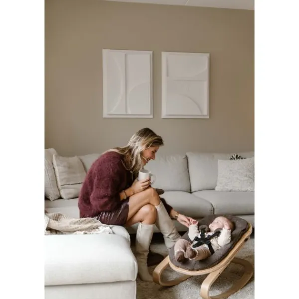 Kidsmill Up! Kinderstoel Incl. Kunststof Babyset - Zwart> Houten Kinderstoelen