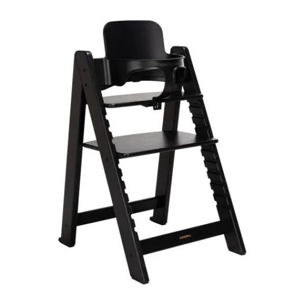 Kidsmill Up! Kinderstoel Incl. Kunststof Babyset - Zwart> Houten Kinderstoelen