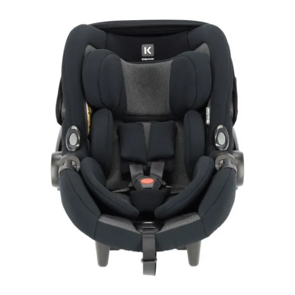 Kidsriver Autostoel Curve Clay + Isofix base> I-Size Autostoelen|Autostoel Groep 0+ (0-13Kg)