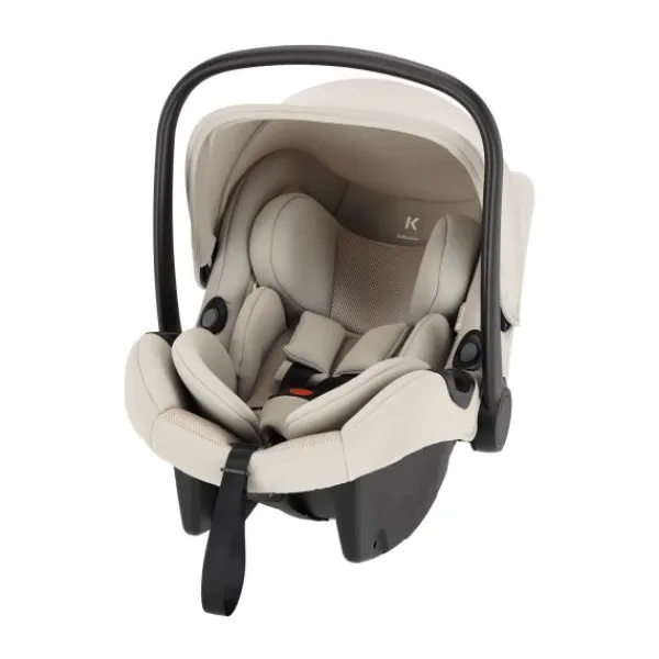 Kidsriver Autostoel Curve Clay + Isofix base> I-Size Autostoelen|Autostoel Groep 0+ (0-13Kg)