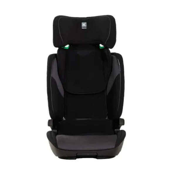 Kidsriver Autostoel Omega-S Zwart I-size groep 2/3 (100-150 cm)> Autostoel Groep 2/3 (15-36Kg)