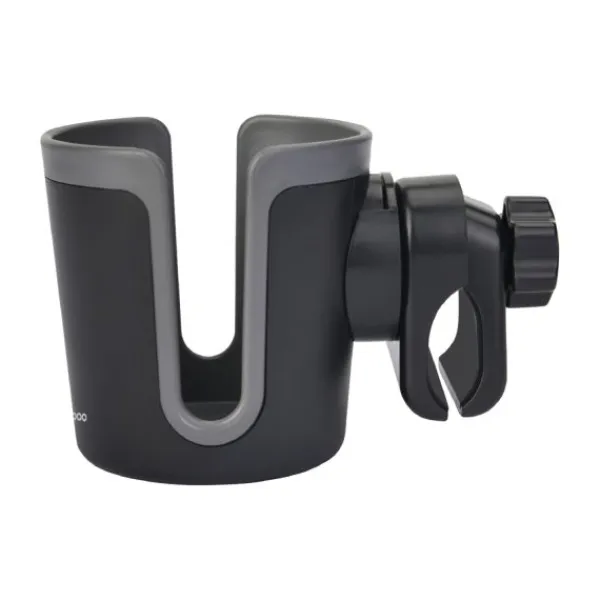 Kikkaboo Bekerhouder - Zwart> Accessoires Kinderwagens|Accessoires Tweeling/Duo