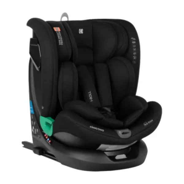 Kikkaboo i-Roll Autostoel i-Size - Groep 1/2/3 (40-150 cm) - Zwart> Autostoel Groep 1/2/3 (9-36Kg)