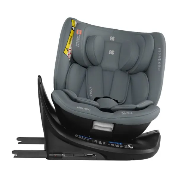 Kikkaboo i-Tour Autostoel i-Size - Groep 1/2/3 (40-150 cm) - Donkergrijs> Autostoel Groep 1/2/3 (9-36Kg)