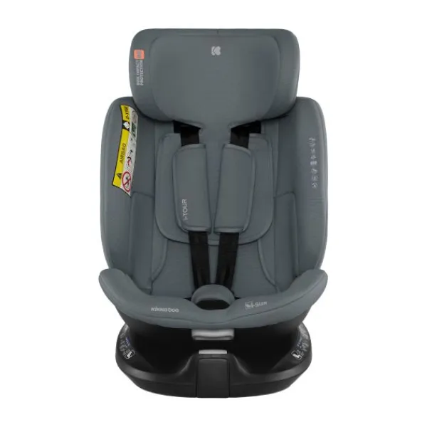 Kikkaboo i-Tour Autostoel i-Size - Groep 1/2/3 (40-150 cm) - Donkergrijs> Autostoel Groep 1/2/3 (9-36Kg)