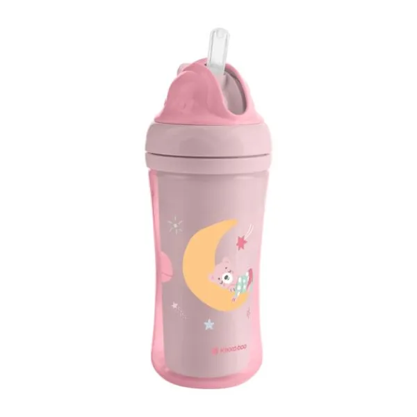 Kikkaboo Maan Beker Met Siliconen Rietje - 220ml - Mint> Bekers