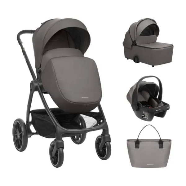 Kikkaboo Modena Kinderwagen 3-in-1 - Donkergrijs> Wandelwagens|Complete Kinderwagens