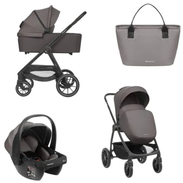 Kikkaboo Modena Kinderwagen 3-in-1 - Donkergrijs> Wandelwagens|Complete Kinderwagens