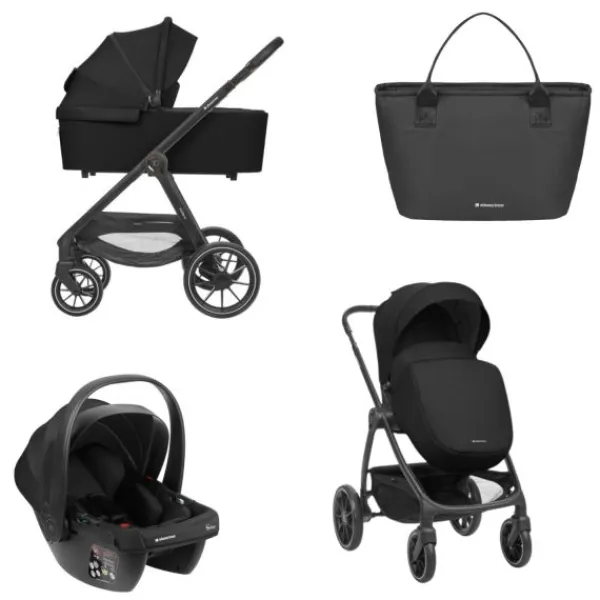 Kikkaboo Modena Kinderwagen 3-in-1 - Donkergrijs> Wandelwagens|Complete Kinderwagens