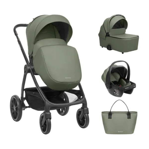 Kikkaboo Modena Kinderwagen 3-in-1 - Donkergrijs> Wandelwagens|Complete Kinderwagens