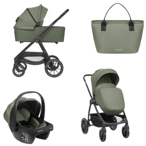Kikkaboo Modena Kinderwagen 3-in-1 - Donkergrijs> Wandelwagens|Complete Kinderwagens