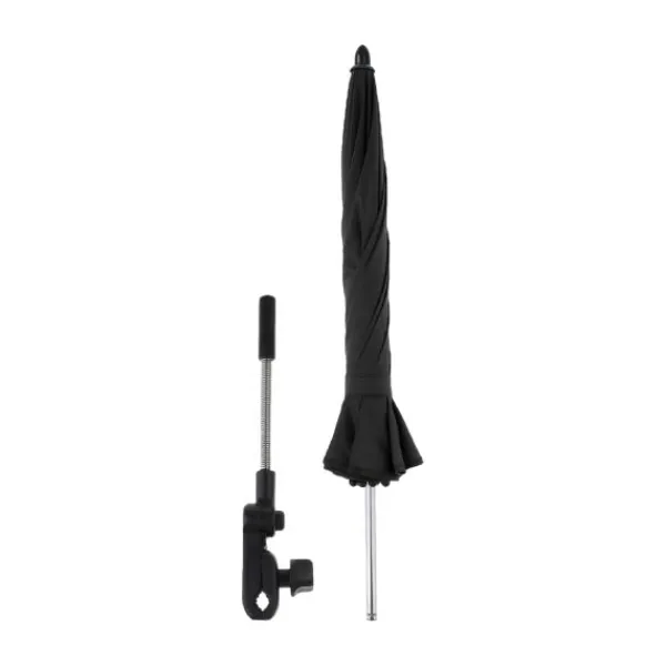 Kikkaboo Parasol - Zwart> Accessoires Kinderwagens|Accessoires Tweeling/Duo