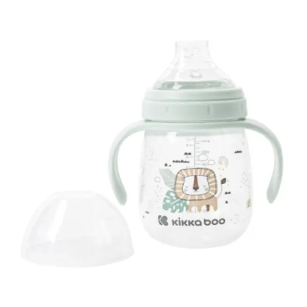 Kikkaboo Savanna Beker Met Siliconen tuit - 240ml - Mint> Bekers