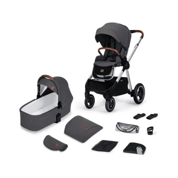 Kinderkraft Everyday 2 in 1 Dark Grey> Wandelwagens|Complete Kinderwagens