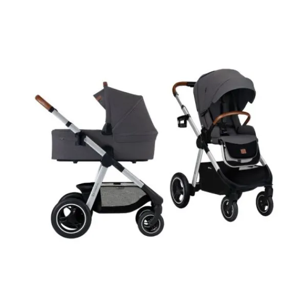 Kinderkraft Everyday 2 in 1 Dark Grey> Wandelwagens|Complete Kinderwagens