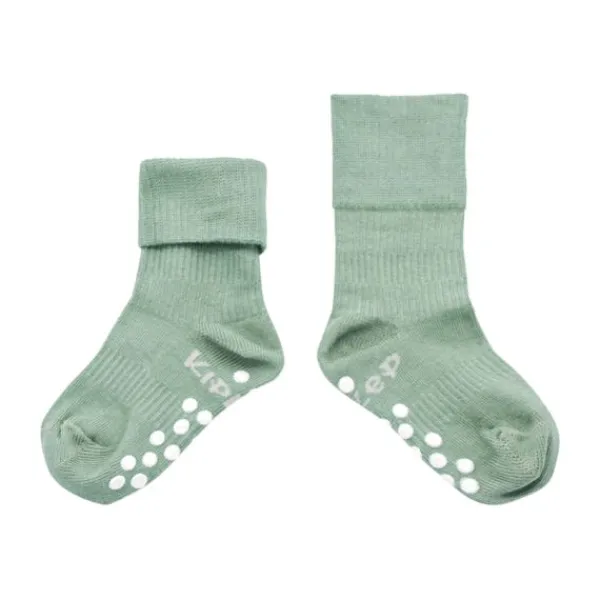 Kipkep Blijf-Sokjes - 12-18 Mnd - Pale Green> Sokjes