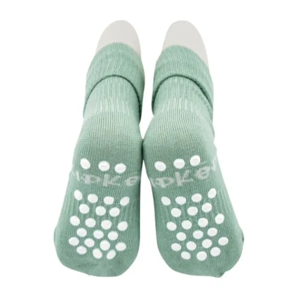 Kipkep Blijf-Sokjes - 12-18 Mnd - Pale Green> Sokjes