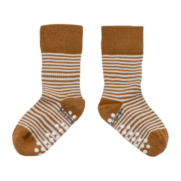 KipKep Blijf-Sokjes Antislip Dusty Clay 12-18mnd 12-18 maanden> Sokjes