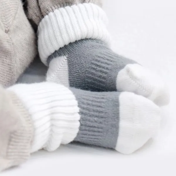 KipKep Blijf-Sokjes Dusty Clay 12-18mnd 2-Pack 12-18 maanden> Sokjes