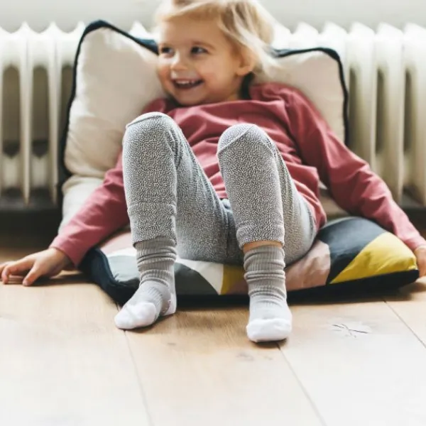 KipKep Blijf-Sokjes Dusty Clay 12-18mnd 2-Pack 12-18 maanden> Sokjes