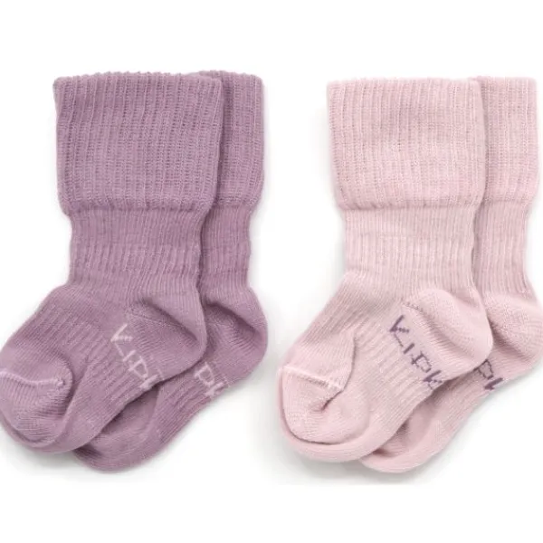 KipKep Blijf-Sokjes Dusty Clay 12-18mnd 2-Pack 12-18 maanden> Sokjes