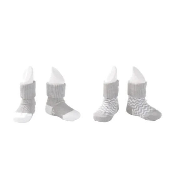 KipKep Blijf-Sokjes Dusty Clay 12-18mnd 2-Pack 12-18 maanden> Sokjes