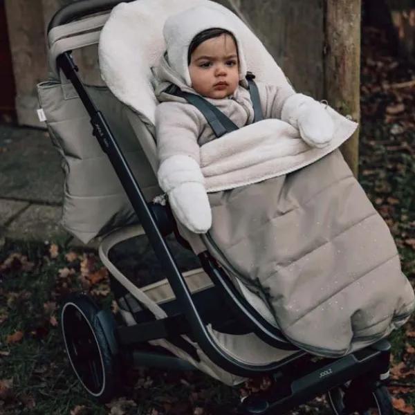 Koeka Buggy Voetenzak Teddy Calgary Taupe> Accessoires Kinderwagens|Accessoires Tweeling/Duo