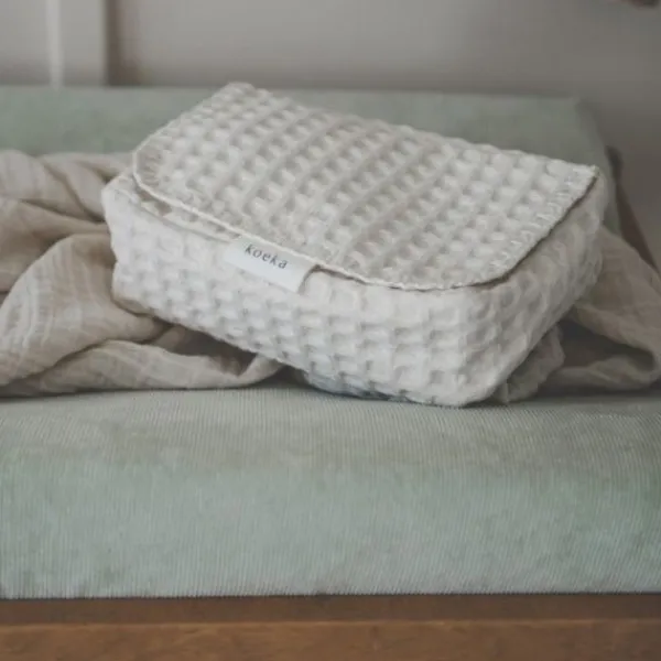 Koeka Hoes Voor Babydoekjes Antwerp Shadow Green> Billendoekjes Boxen