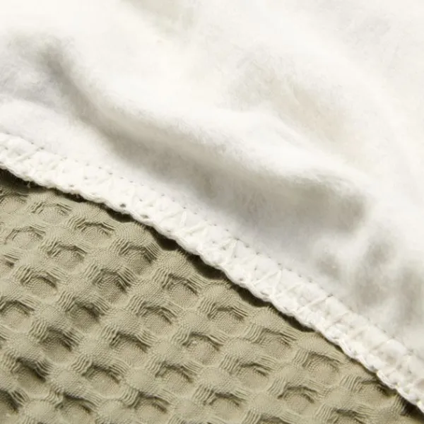 Koeka Ledikantdeken Cotton Fleece Wafel Amsterdam Sand> Ledikantdekens