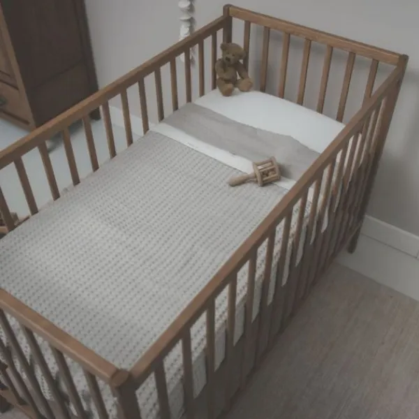 Koeka Ledikantdeken Cotton Fleece Wafel Amsterdam Sand> Ledikantdekens