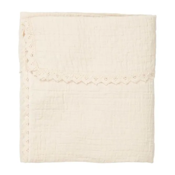 Koeka Ledikantdeken Lace Elba Natural 100 x 150 cm> Ledikantdekens