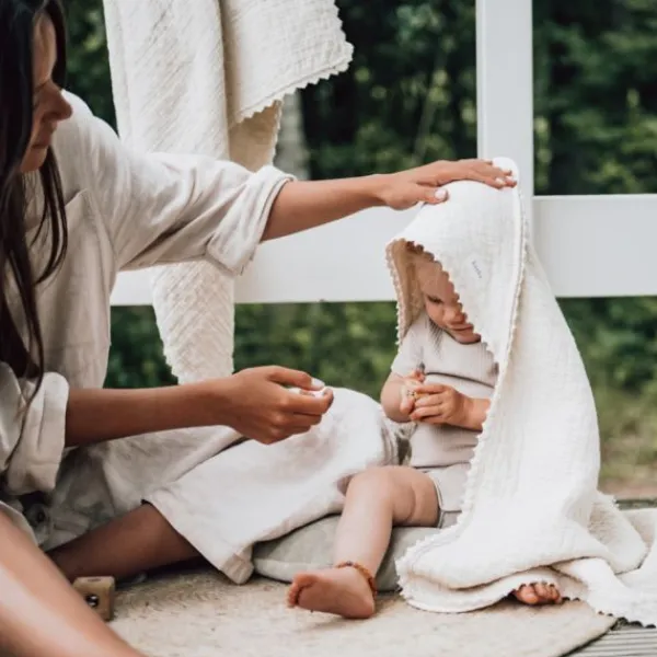 Koeka Omslagdoek Lace Elba Natural> Badcapes