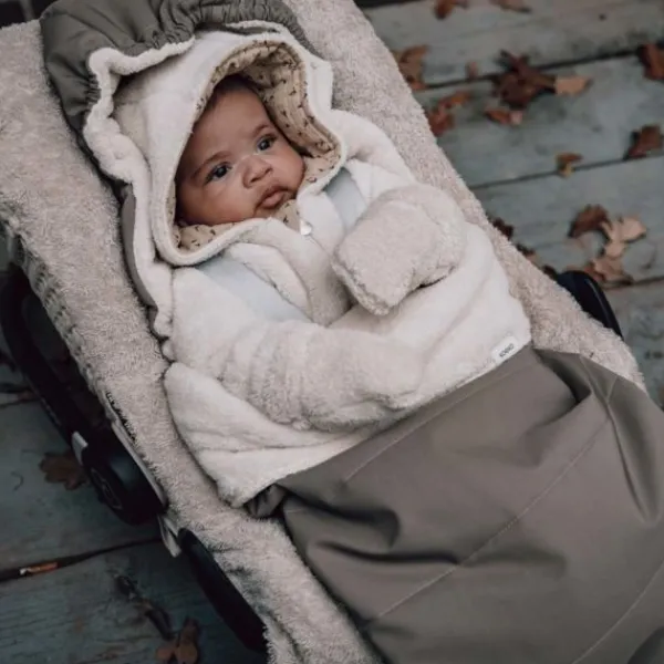 Koeka Voetenzak 0+ 3/5 Punts Teddy Calgary Taupe> Accessoires Autostoel