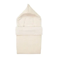Koeka Voetenzak 0+ 3/5 Punts Wafel/Teddy Oslo - Natural> Accessoires Buggy's|Voetenzak Voor Buggy's
