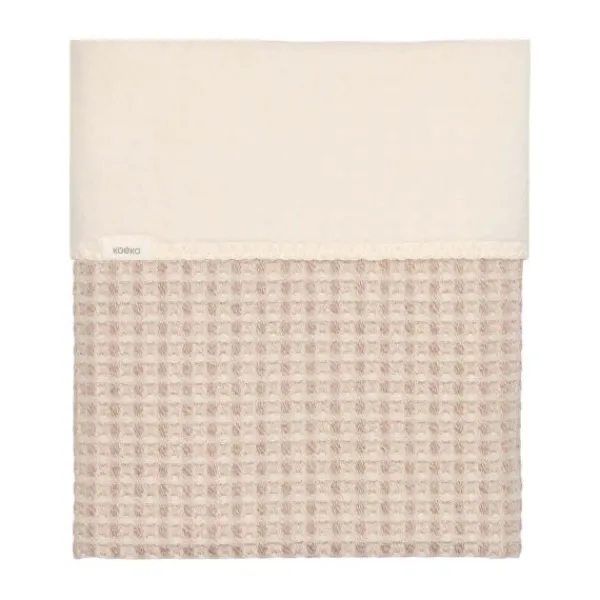 Koeka Wiegdeken - Cotton Fleece Wafel Amsterdam – Crumble> Ledikantdekens|Wiegdekens