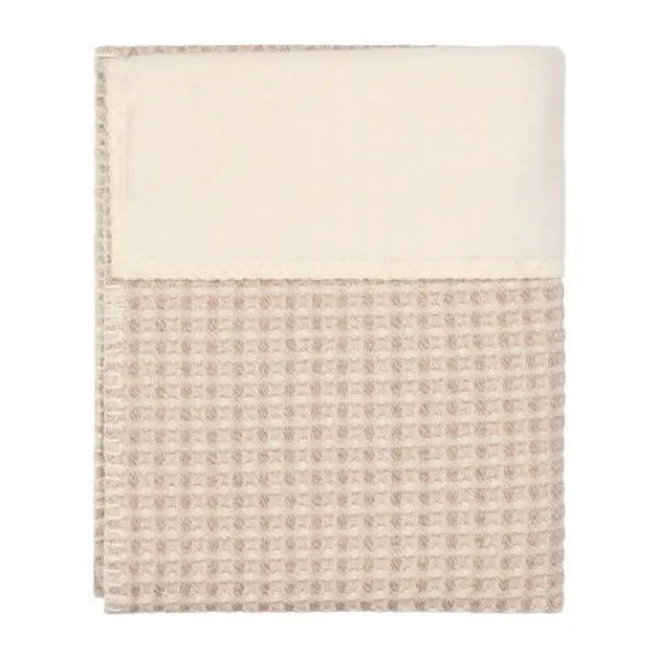 Koeka Wiegdeken - Cotton Fleece Wafel Amsterdam – Crumble> Ledikantdekens|Wiegdekens