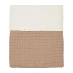 Koeka Wiegdeken Cotton Fleece Wafel Amsterdam Sand><noscript><img width=