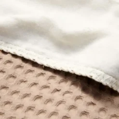 Koeka Wiegdeken Cotton Fleece Wafel Amsterdam Sand><noscript><img width=