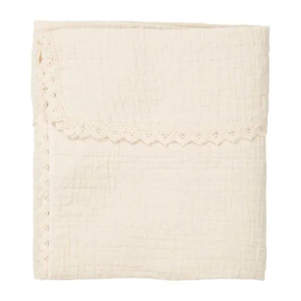 Koeka Wiegdeken Lace Elba Natural 75 x 100 cm> Wiegdekens