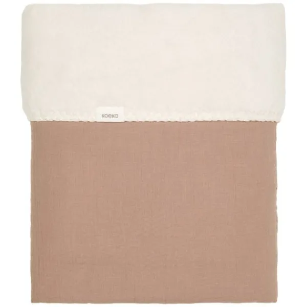 Koeka Wiegdeken Teddy Faro Caffe 75 x 100 cm> Wiegdekens