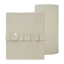 Koeka Wieglaken En Hoeslaken Set Ruffle Faro Sage><noscript><img width=