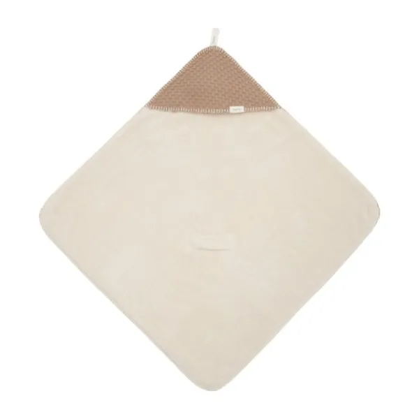 Koeka Wikkeldeken Teddy Waffle Natural> Badcapes