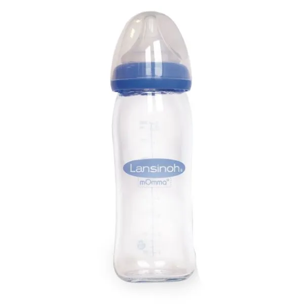 Lansinoh Fles Glas Natural Wave 240ml> Flessen